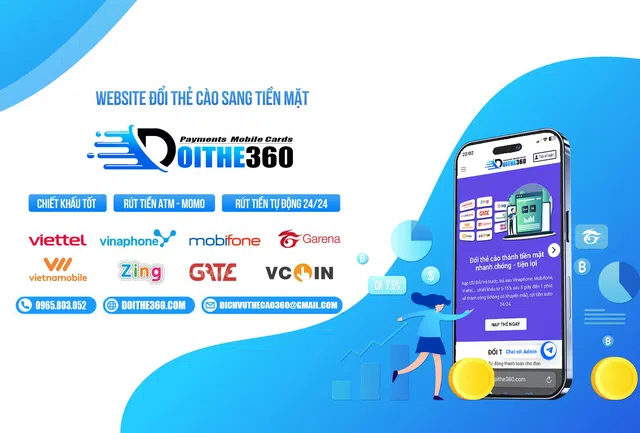 Cách mua thẻ Gate với chiết khấu 5% - Nhanh chóng và an toàn tại doithe360.com